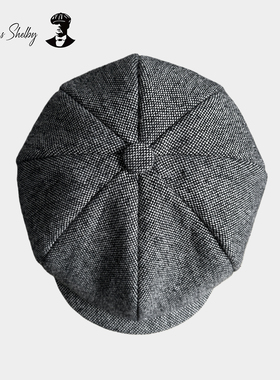 正品授权thomas shelby谢尔比剃刀党浴血黑帮原版八角帽报童帽