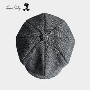 正品授权thomas shelby谢尔比剃刀党浴血黑帮原版八角帽报童帽