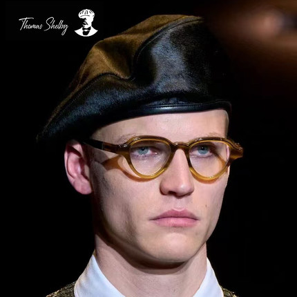 正品授权Thomas Shelby贝雷帽男 高级感纯黑时尚潮流设计雅痞休闲