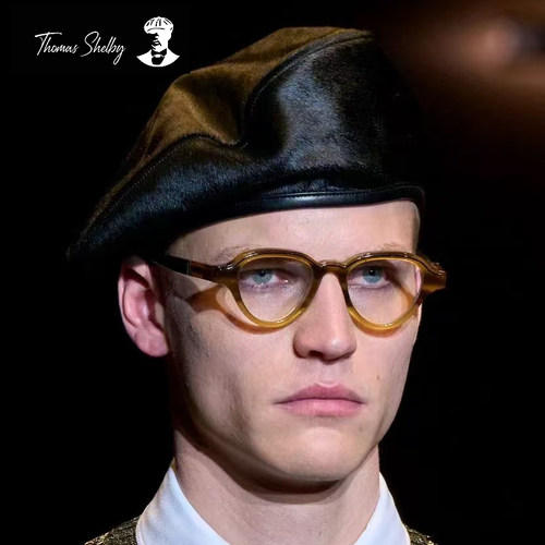 正品授权Thomas Shelby贝雷帽男 高级感纯黑时尚潮流设计雅痞休闲