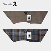 正品 授权thomas shelby设计师保暖护颈纽扣围脖文艺亲肤假领围巾