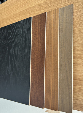 木饰面板贴皮天然木实木背景墙护墙板涂装板墙板科定板kd板木饰面