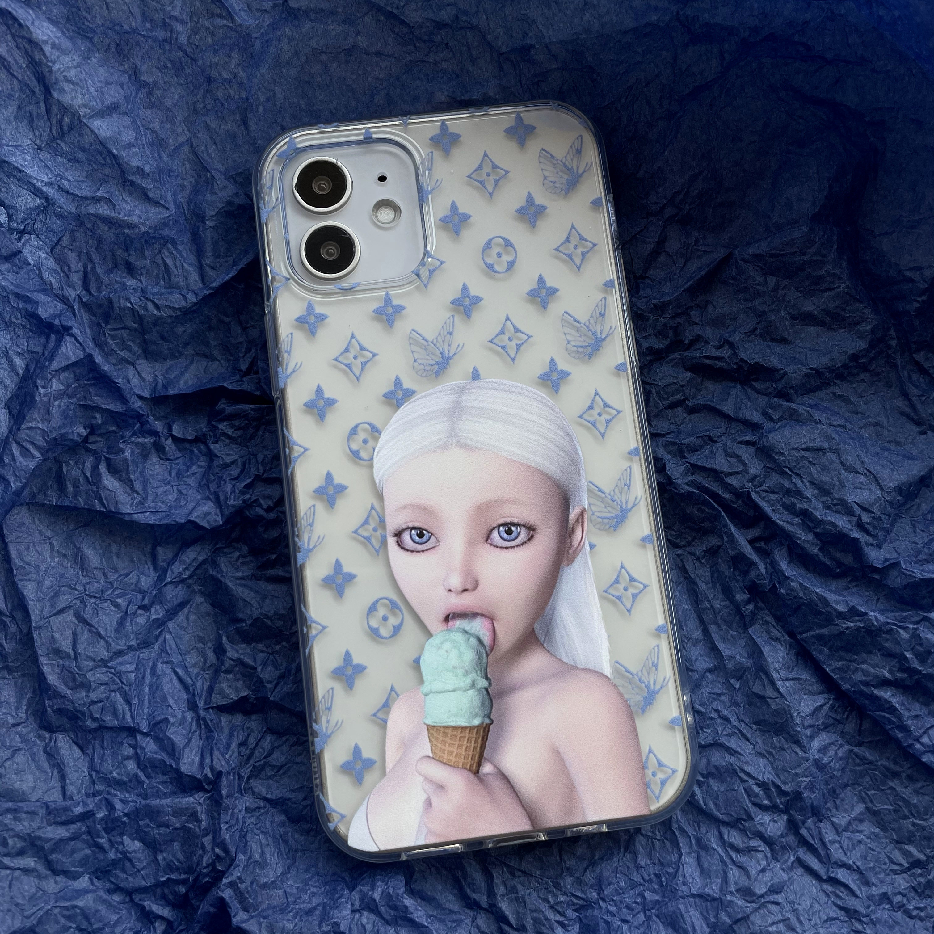 土酷冰淇淋小女孩saftkeur手机壳适用苹果13promax/iphone12华为