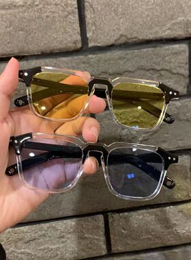 复古韩版新款遮阳小方框墨镜女潮