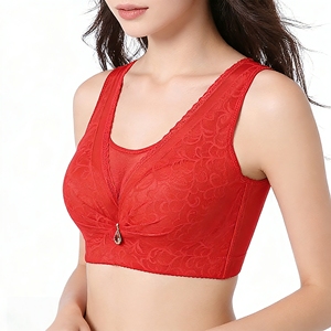 【超薄无海绵】大胸显小内衣女全罩杯收副乳防下垂无钢圈大码文胸