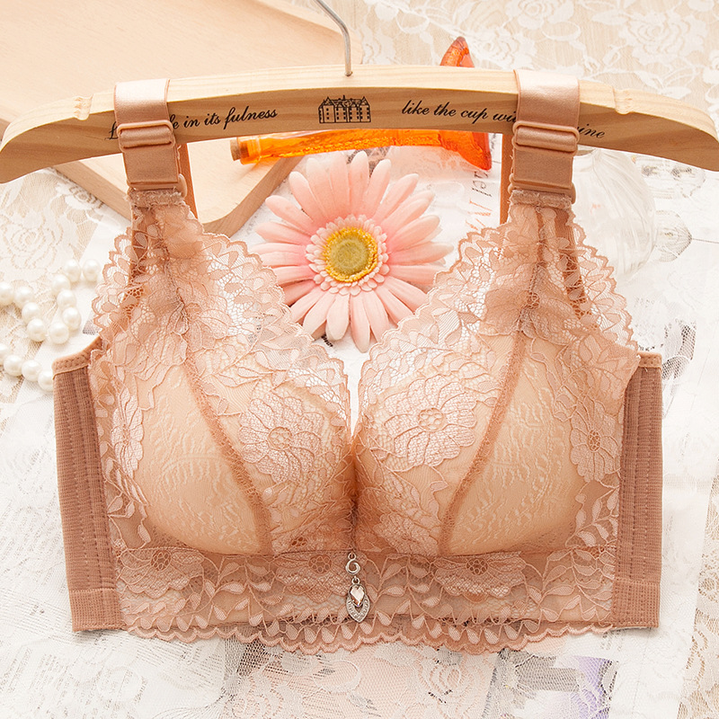 聚拢文胸无钢托棉奢华防下托性感