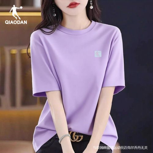 乔丹运动短袖女领券减5