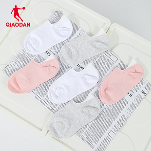 乔丹短袜女2026新款纯棉运动袜防臭低帮短筒袜子官方正品女士船袜