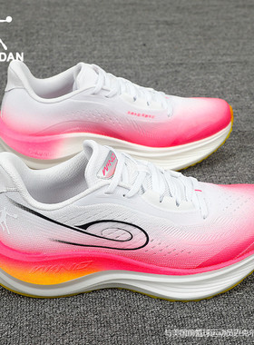 乔丹强风3TR跑步鞋男鞋2025新款软底回弹减震专业竞速运动鞋跑鞋
