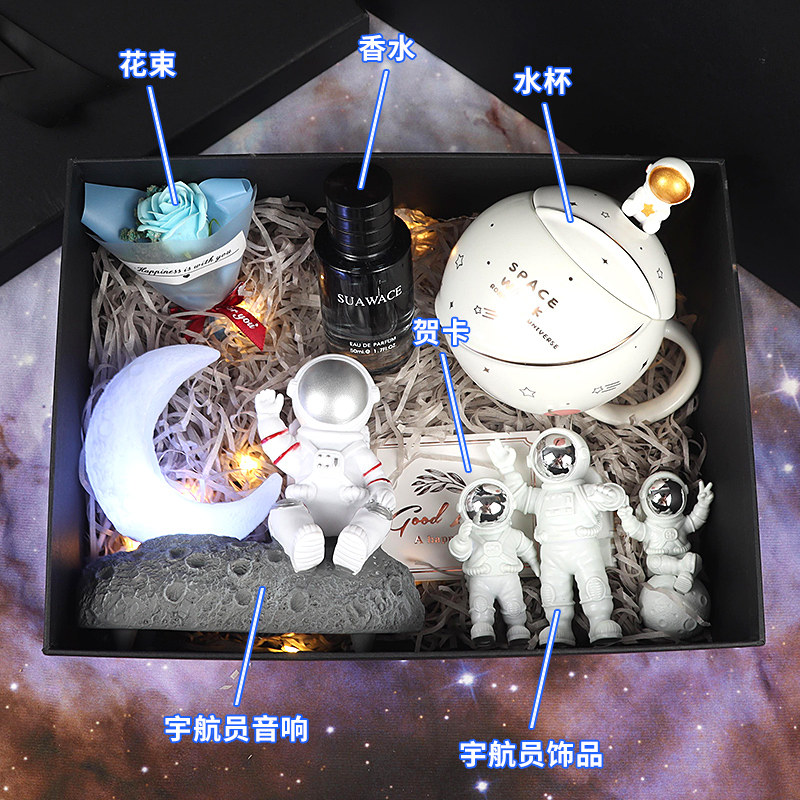 新款圣诞节日礼物送男生老公弟弟兄弟实用高级整蛊宇航员男孩喜欢