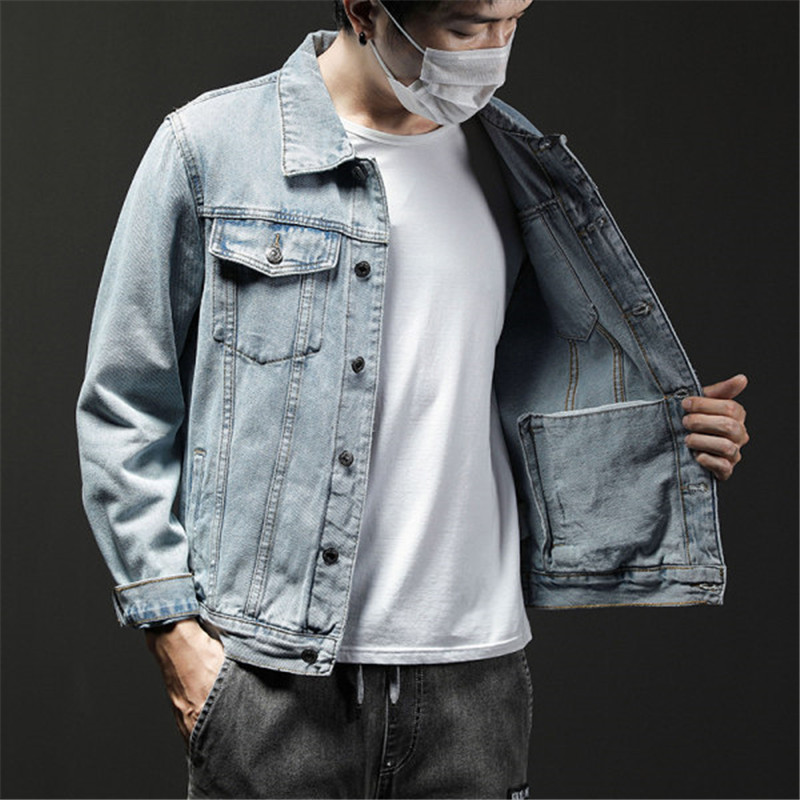 现货9015-P70主推款修身帅气大码牛仔夹克青年男外套四季有货，男装夹克，星座224-1