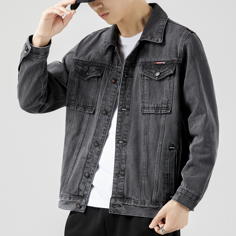 2024春秋男士外套青年牛仔夹克休闲男装外套男夹克JK160-P60，男装夹克，星座224-1