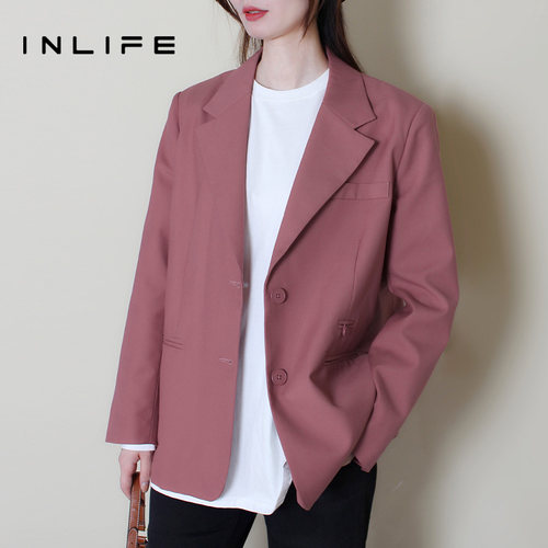 inlife通勤休闲气质西装外套