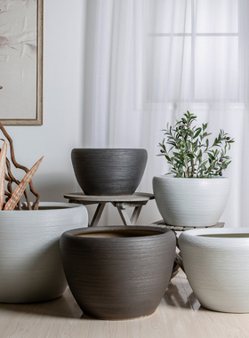 景德镇陶瓷睡莲客厅荷花缸