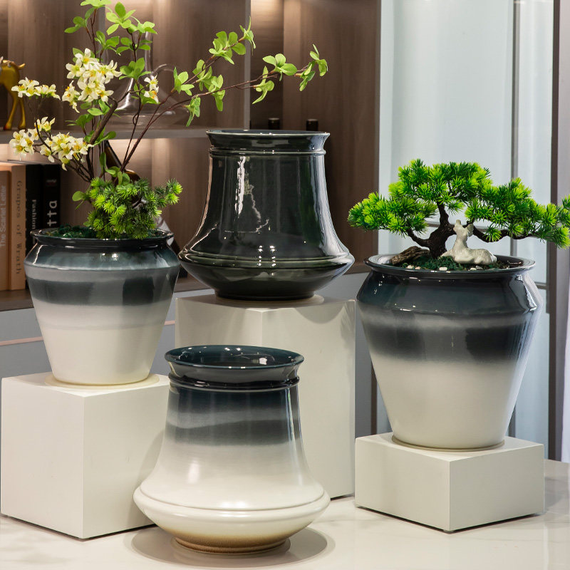 现代家居多肉花盆大陶瓷植物套装组合特价清仓大口径老桩桌面园艺,家居饰品,花盆,淘宝优惠券,粉丝福利购,淘宝优惠卷