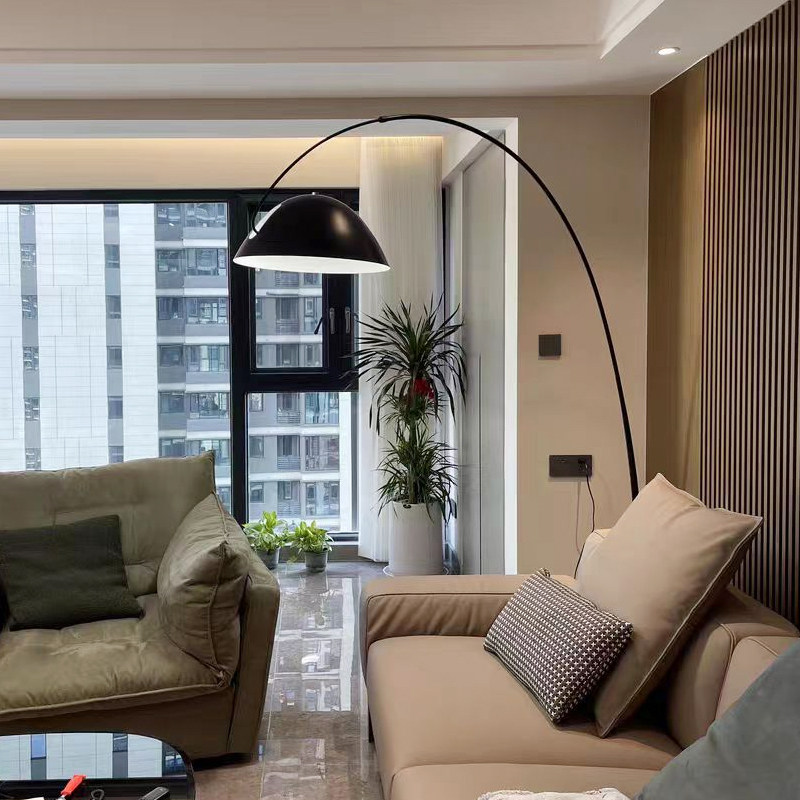 钓鱼灯落地灯北欧高级感气氛灯客厅沙发卧室网红艺术立式落地台灯