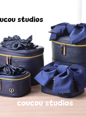 少量现货！绝版cpb手提皮质大容量化妆包洗漱收纳包便携旅行收纳