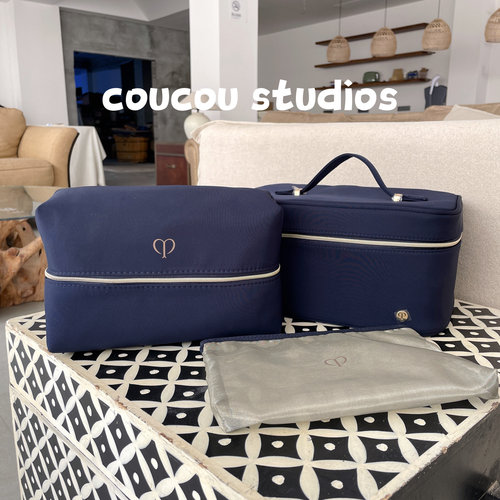 现货秒发 Cpb三合一手提大容量化妆包化妆品收纳包洗漱包便携旅行