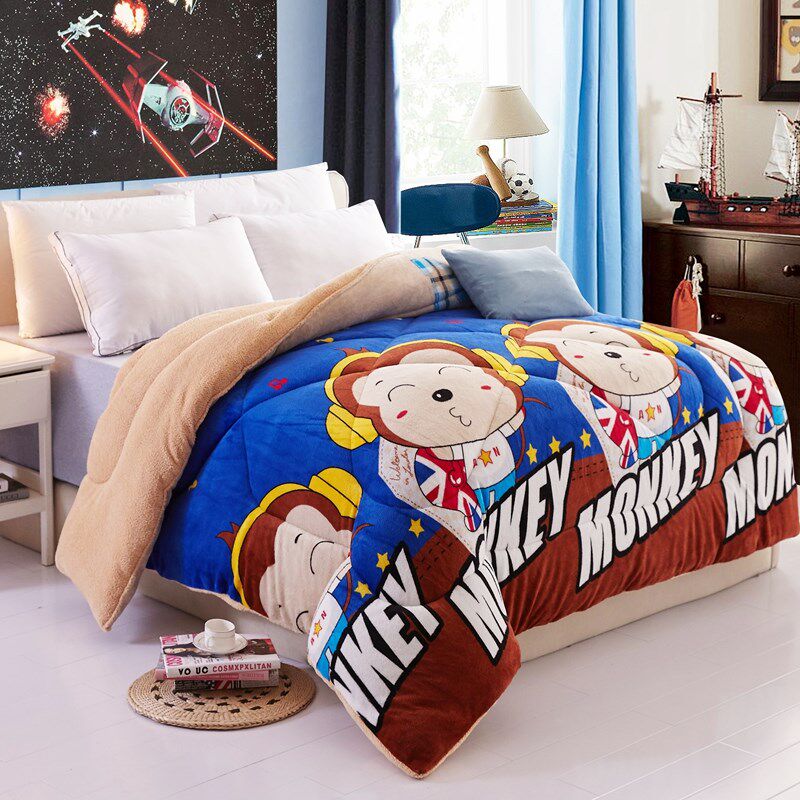 冬季被子双人加厚法兰绒冬被羊羔绒被芯儿童单人学生宿舍保暖棉被|msdalam kategori seperai dan bantal, 被子, 化纤被 - dari Buy2taobao.com untuk memberikan perkhidmatan ejen Taobao profesional membeli