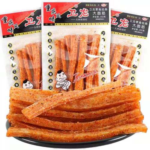 102g童年风味经典老包装卫龙辣条