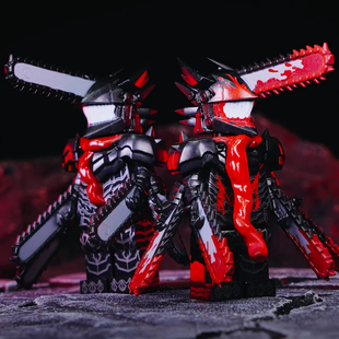 动漫电锯人电次刀之电锯恶魔生化危机第三方积木人仔抽抽乐玩具