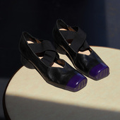 Murmure 女高跟玛丽珍鞋 重磅 纯手工单鞋 春夏 高定意大利马皮