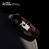 Murmure 头层牛反绒德训鞋 美式 松弛感扁方形 尼龙 复古 薄底