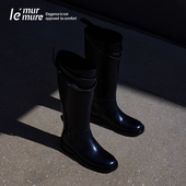 15寸手工骑士靴真皮底 经典 Murmure 北美产重工膜面油蜡牛皮