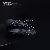 单鞋 浪漫主义朋克美学 铆钉袢带玛丽珍 Murmure 液态时间