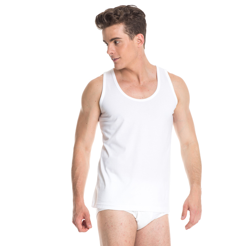 三枪背心正品舒肤高支棉