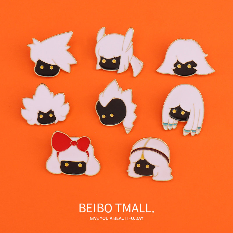 光遇胸针新款卡通潮平菇卡卡西黑斗篷可爱日系新款潮个性情侣徽章