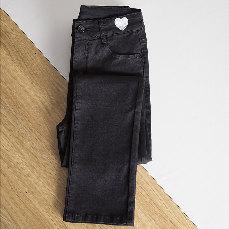 原创黑色烟管直筒牛仔裤女2025年秋装高腰八九分宽松黎型身材显瘦,女装/女士精品,牛仔裤,淘宝优惠券,粉丝福利购,淘宝优惠卷