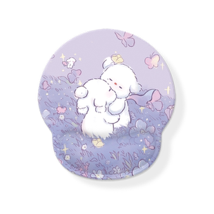 护腕垫立体硅胶鼠标垫可爱卡通办公桌垫3D手托滑鼠键盘垫女生家用