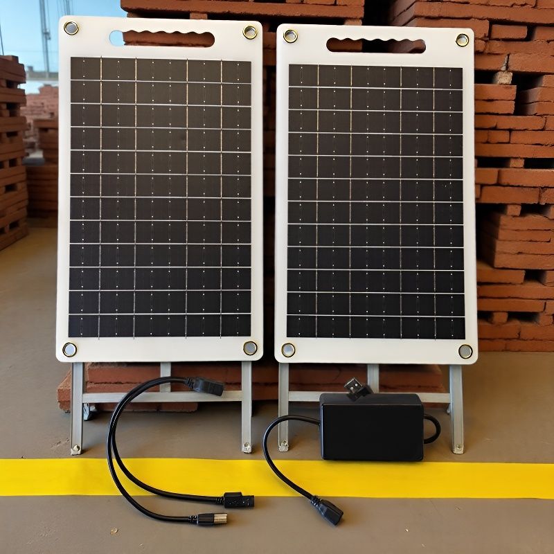 便携式柔性太阳能发电板手机USB充电宝灯等供电神器户外移动电源