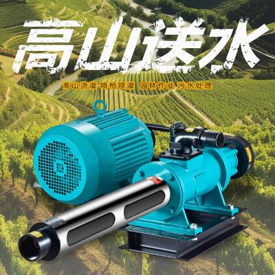 新款高山抽水机扬程柴油汽电动螺