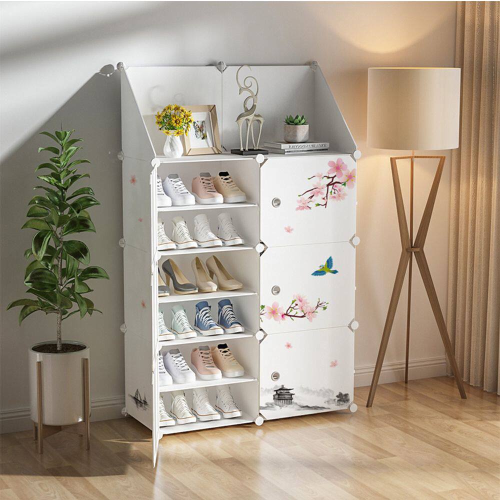 鞋架子门口塑料鞋柜家用简易鞋架小号寝室宿舍收纳神器简易多层