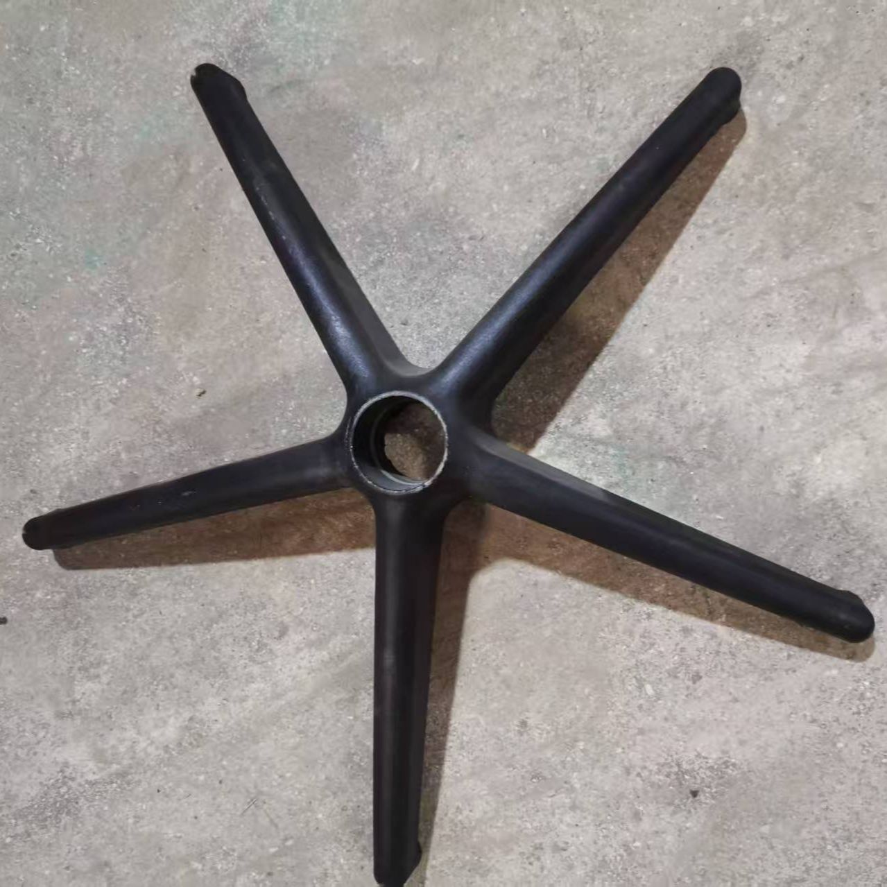 椅子配件转椅底盘尼龙塑料五星脚架电脑椅底座加宽加厚通用椅子脚