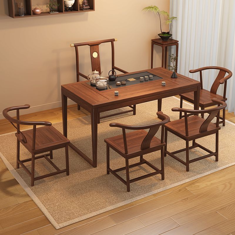 阳台实木茶桌椅组合新中式小户型家用客厅禅意干泡茶台办公室茶几