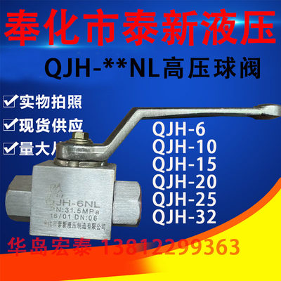 奉化市泰新液压制造有限公司TAIXIN QJH-6NL 10NL15NL 20NL内螺纹