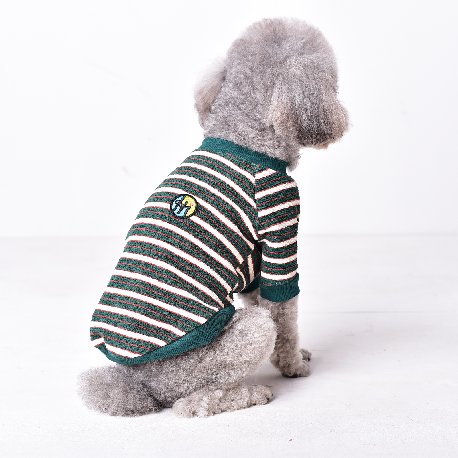 NINKIN狗狗春秋衫泰迪贵宾比熊雪纳瑞法斗巴哥柯基柴犬棉质T恤装