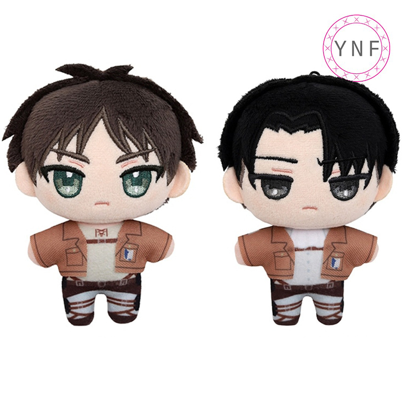 日本MOVIC进击的巨人动漫公仔毛绒玩具玩偶Q版挂件周边利威尔艾伦