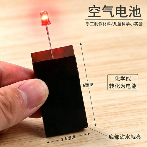 童状元科学实验自制空气电池
