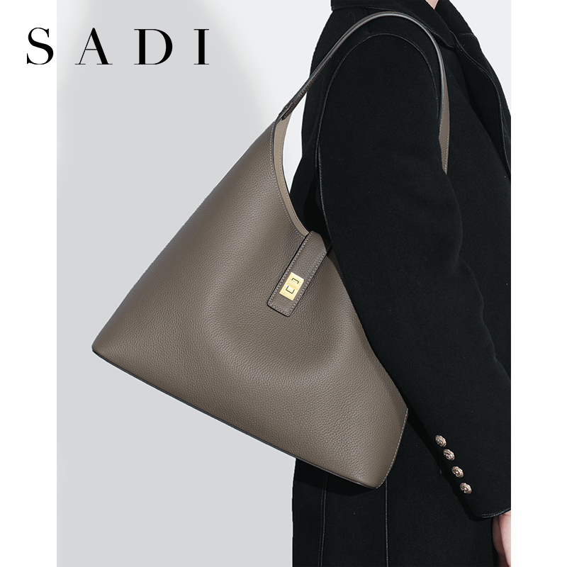 SADI百搭托特包大容量通勤腋下包