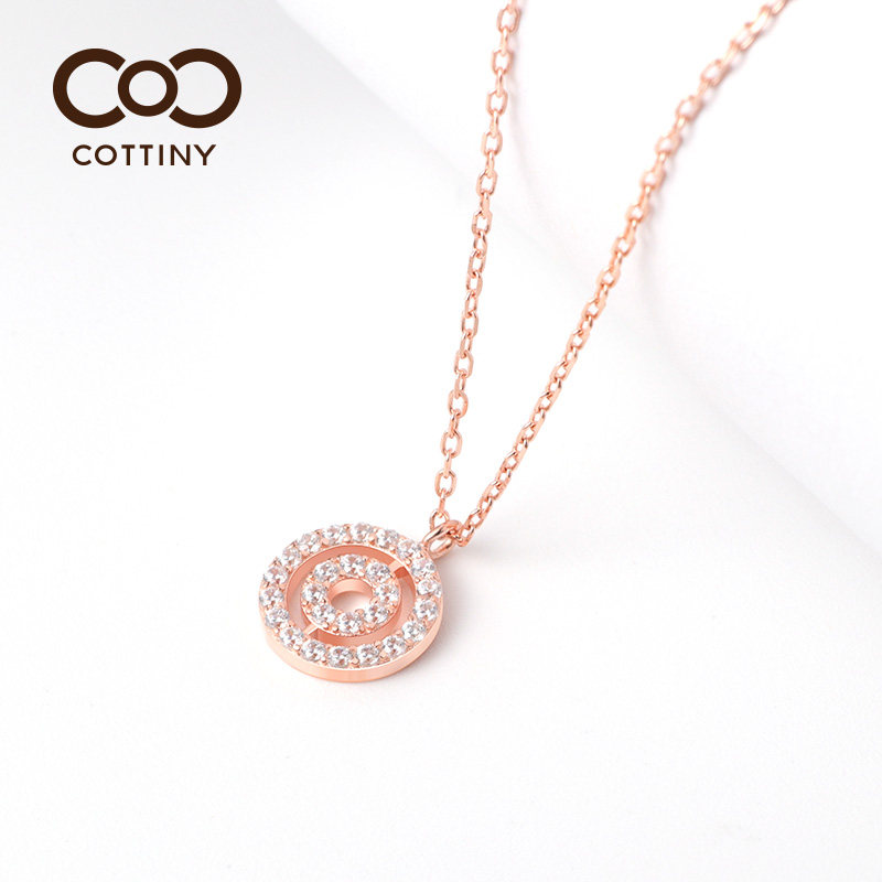 cottiny简约纯银项链女款2026新款高级感轻奢小众锁骨链女友礼物