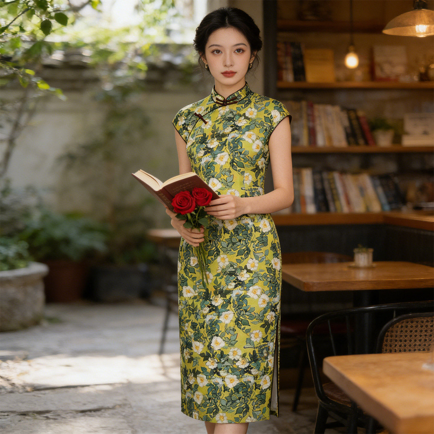 复古中国风女装夏季2026年新款印花日常改良旗袍连衣裙268067