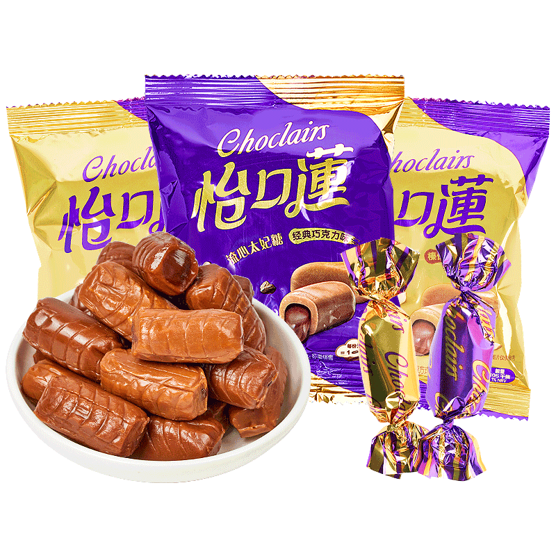 怡口莲批发正品夹心太妃糖