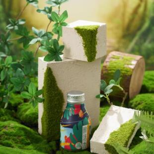 原创仿真青苔造景拍摄道具静物化妆品拍照装饰森林场景摄影白酒花茶叶饮料美妆护肤品美食饰品摆拍台