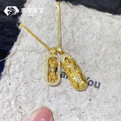 黄金貔貅莫桑钻六福珠宝