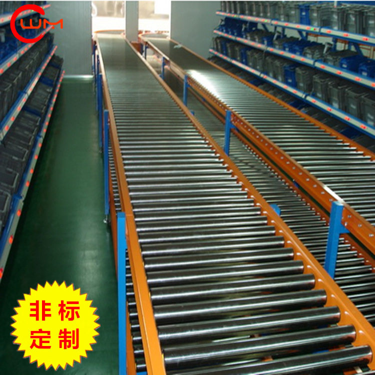 厂家定制无动力滚筒线传送机镀锌流水线输送机 转弯机自动化设备