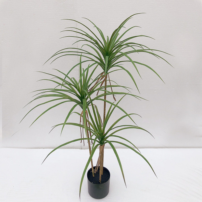 仿真植物龙树盆栽千年木马尾铁侘寂风仿生绿植假树大型摆件